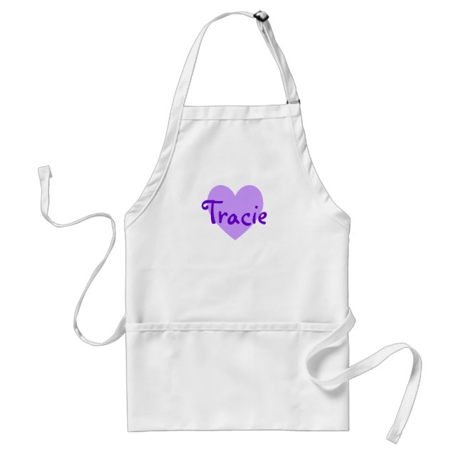 Tracie in Purple Standard Apron (Front)