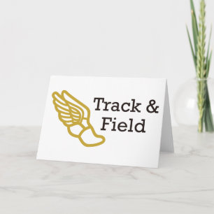 Track and Field Card