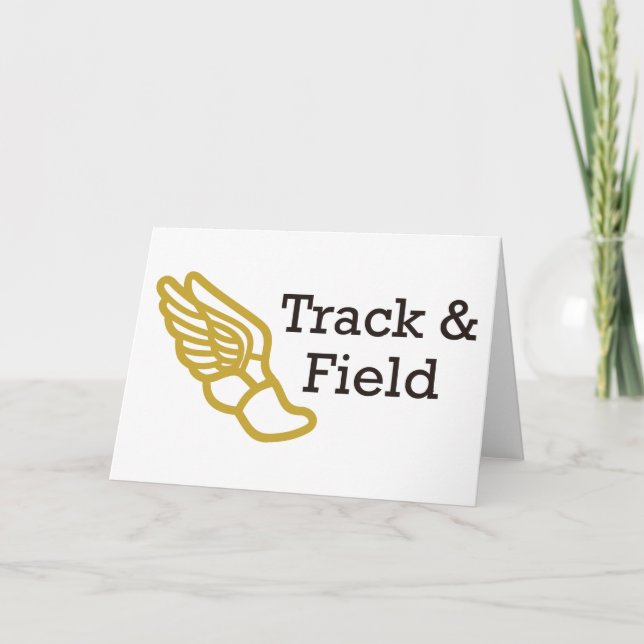Track and Field Card (Front)