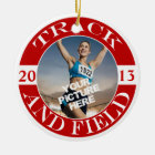 Track and Field Customizable Ornament
