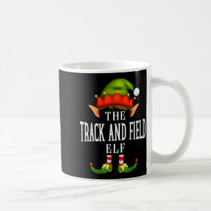 Track And Field Elf Group Funny Christmas Pajama P Coffee Mug