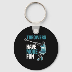 Track And Field Hammer Throw Sport Gift Keychain