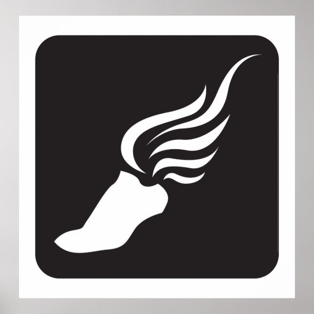Track and Field Icon Poster (Front)