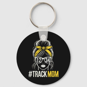 Track And Field Mom Athlete Runner Mothers Day 1 Keychain