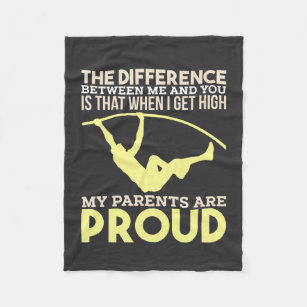 Track and Field - My Parents Are Proud Fleece Blanket