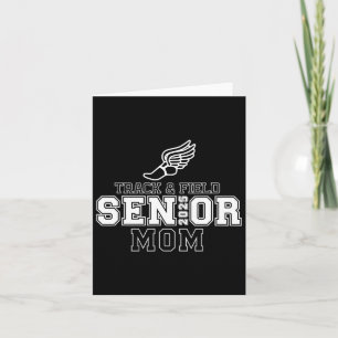 Track And Field Senior Mom 2025 Graduation Year Card