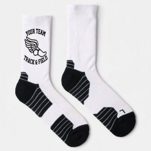 Track and Field Team Name Personalized Running Socks