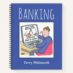 Track Banking Record with Owner's Name Notebook