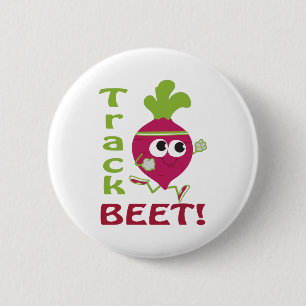 Track Beet 2 Inch Round Button