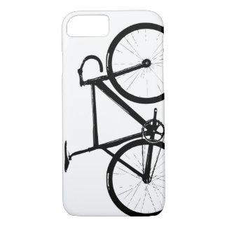 Track Bike - black on white Case-Mate iPhone Case
