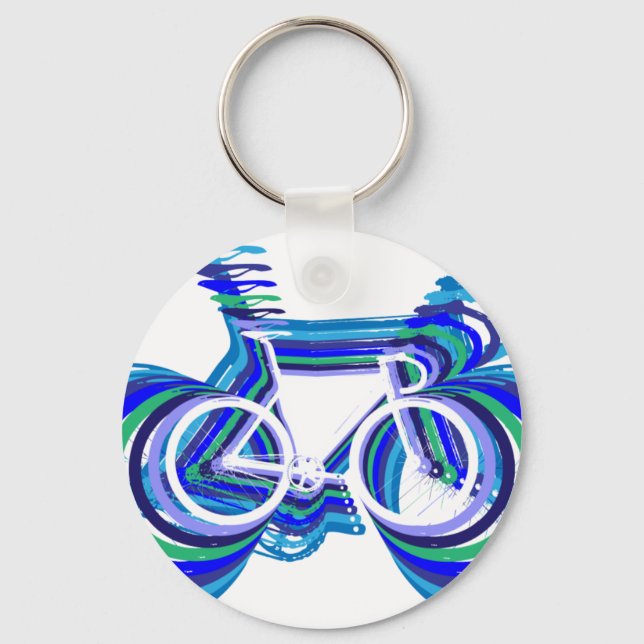 Track Bike sc Keychain (Front)