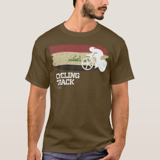 Track Cycling Iraq Road Bike Racing Speed Cyclist  T-Shirt