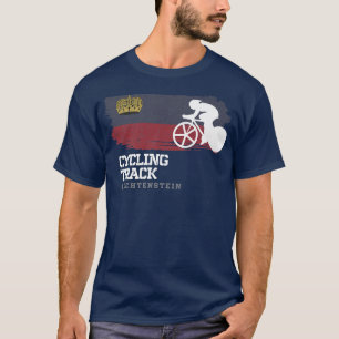 Track Cycling Liechtenstein Road Bike Racing Speed T-Shirt
