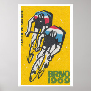 Track Cycling World Championship Brno 1969 Poster