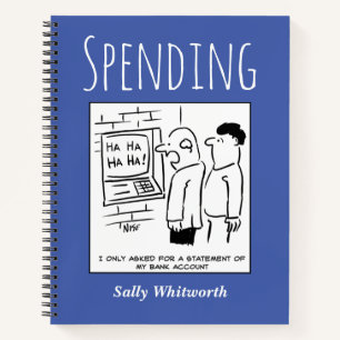 Track Financial Spending with Owner's Name Notebook