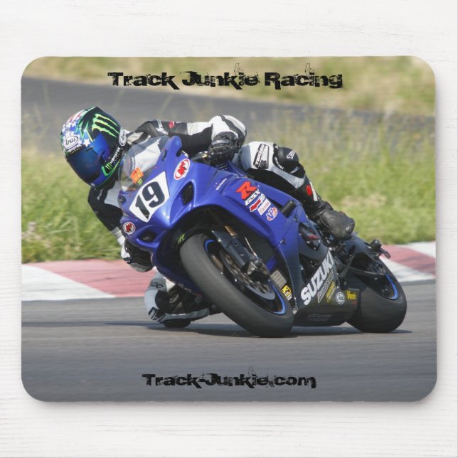Track Junkie Racing Mouse Pad 1 (Front)