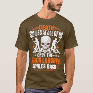 Track Laborer Track Layer Railroad Construction 12 T-Shirt