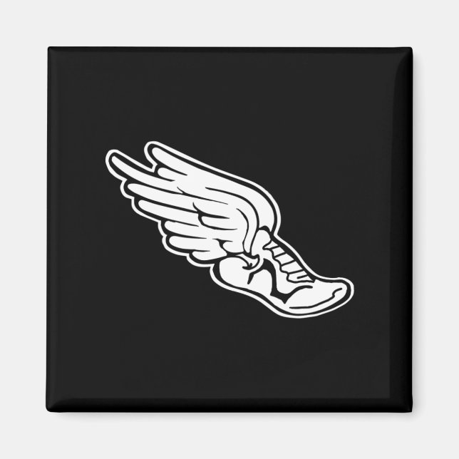 Track Logo Magnet Black (Front)