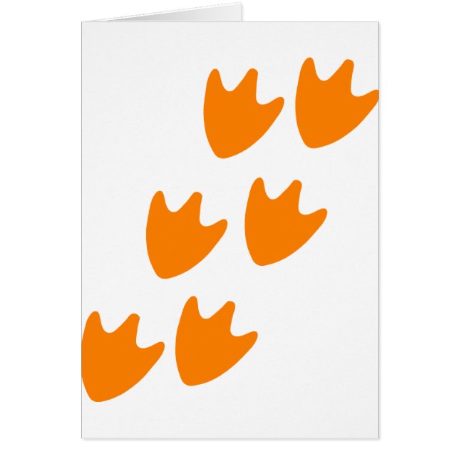 Track of Duck's Feet (Front)