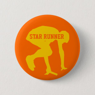 Track Runner (star runner) Customizable Button