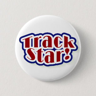 Track Star 2 Inch Round Button