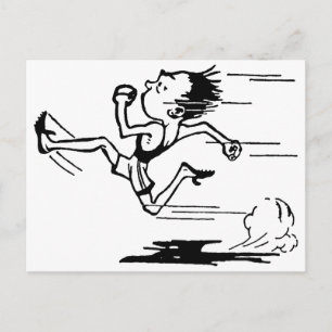 Track Star Postcard