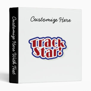 Track Star Tshirts and Gifts Binder