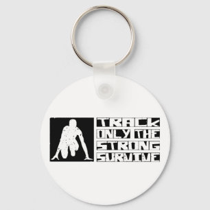 Track Survive Keychain