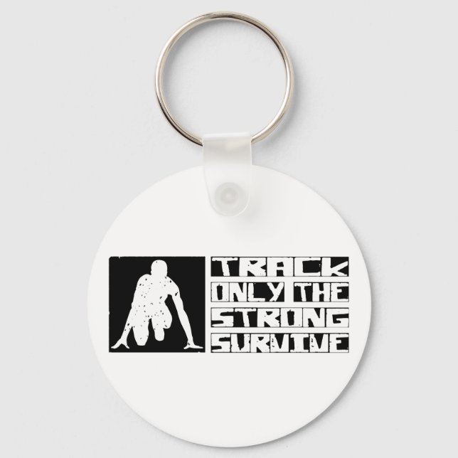 Track Survive Keychain (Front)