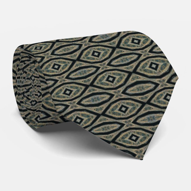 Tracked Masterpiece – Obsidian Precision Tie (Rolled)