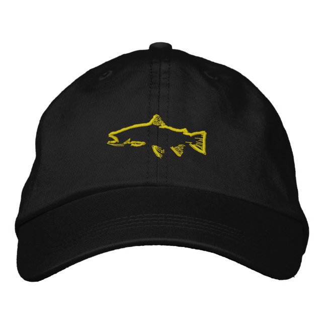 Tracker de truites Casquette - Jaune (Devant)