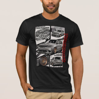 Trackhawk Supercharged V8 JDM Manga Panel T-Shirt