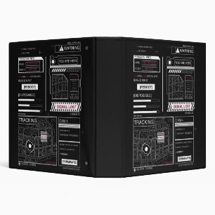 Tracking - Techno-Brutalist Streetwear Design Binder