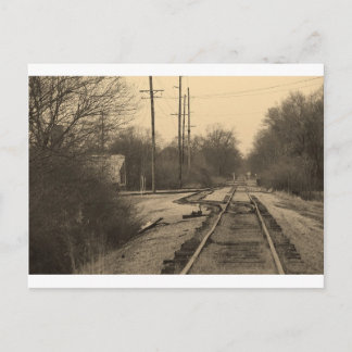 Tracks to Nowhere Postcard