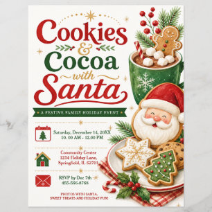 Tract Père Noël & Cookies et Cacao