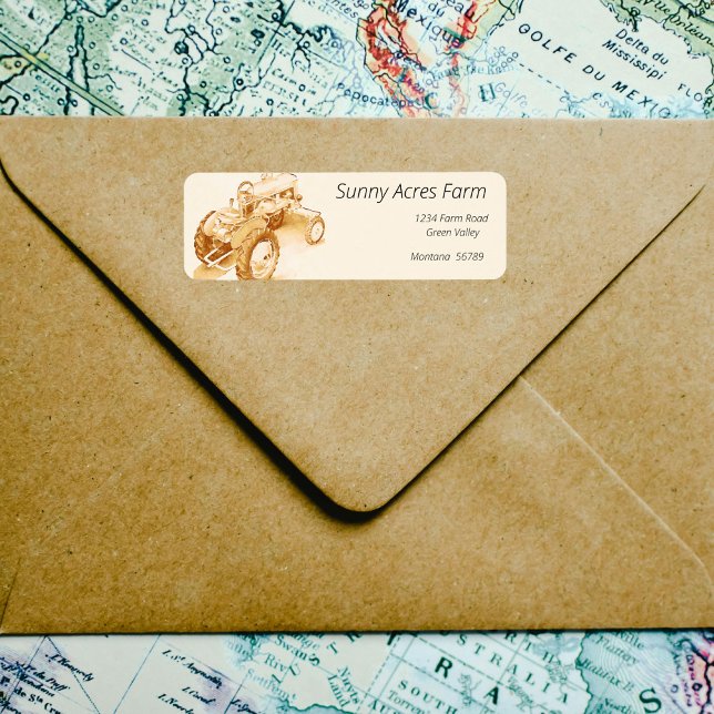 tracteur antique -aquarelle (Créateur téléchargé)