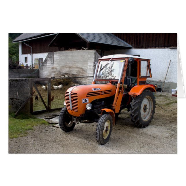 Tracteur Orange Steyr KL II (Devant horizontal)