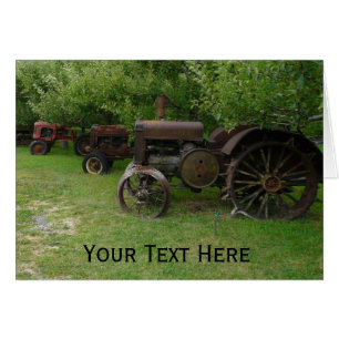 Tracteurs antiques de roue en métal