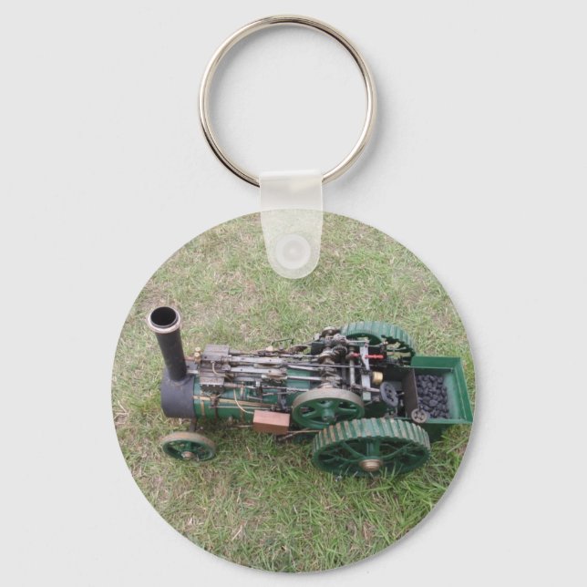 Traction Engine Model Keychain (Front)