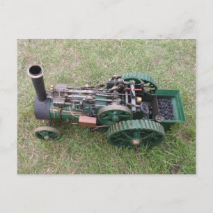 Traction Engine Model Postcard