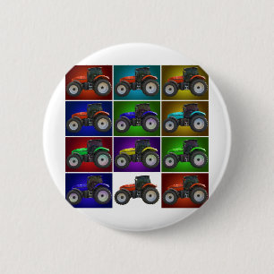 tractor 2 inch round button