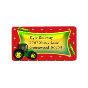 Tractor Address Label