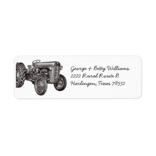 Tractor Address Labels