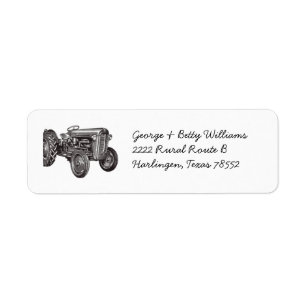 Tractor Address Labels