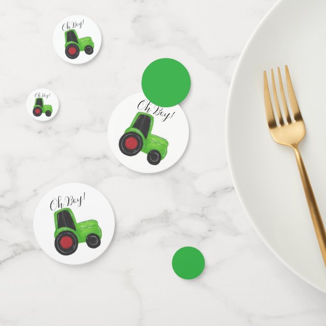 Tractor Baby Boy Confetti (Group)