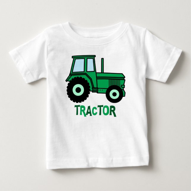 Tractor Baby T-Shirt (Front)