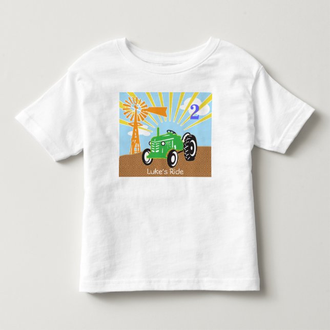 Tractor Birthday Shirt (Front)
