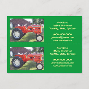 Tractor Bookmarker / Business Cards - Customize!
