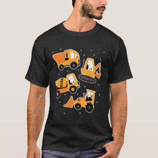 Tractor bulldozer truck carractor bulldozer truc f T-Shirt
