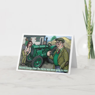 Tractor Card Uncle George 1